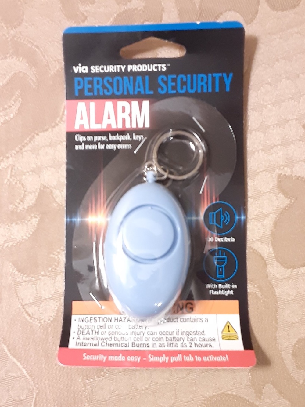 Personal Security Alarm Keychain